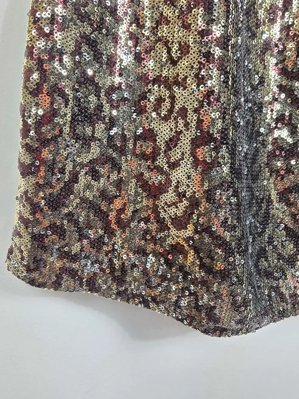 Zara Kids Girls Gold Sequin Party Dress 11/12 Holiday Christmas New Year Sparkle